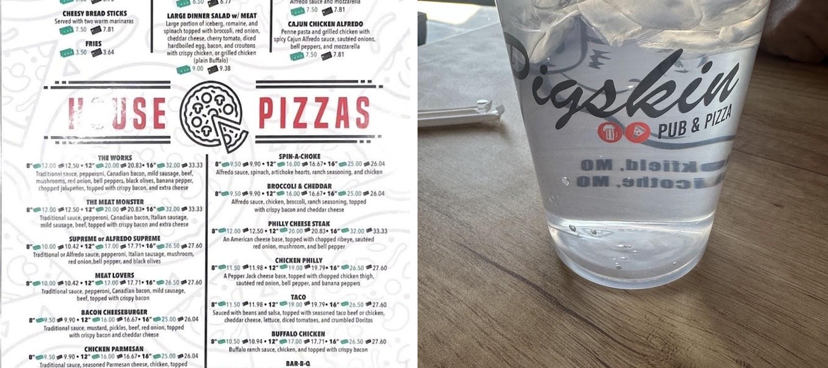 Pigskin Pub & Pizza- Chillicothe Menu